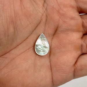 Mabe Pearl Pear Shape Cabochon 18x13–19x13 mm AAA Loose Pearl for Ring Pendant Jewelry Making