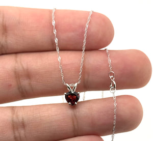 Romantic Garnet pendant necklace styled for anniversary gift inspiration