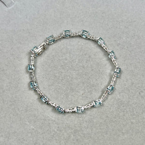 march birthstone aquamarine bracelet design