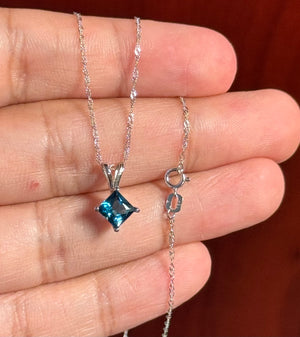 London Blue topaz Necklace