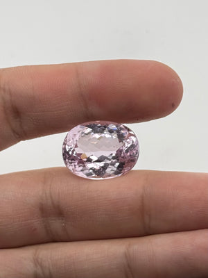 26.16 Ct Natural Kunzite Oval 21x16mm Pink Gemstone