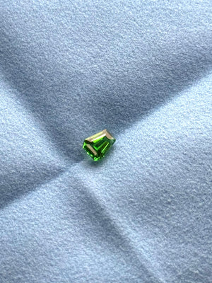 Natural Tsavorite Coffin Cut 1.13 Ct Loose Green Gemstone