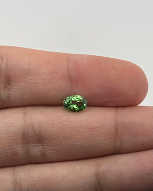 Natural Tsavorite Oval Cut 0.96 Ct Loose Green Gemstone