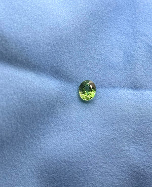 Natural Tsavorite Oval Step Cut 1.24 Ct Green Gemstone