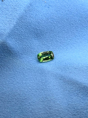 Natural Tsavorite Elongated Cushion 1.35 Ct Green Gem