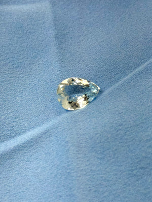 Natural pear aquamarine 3.73 carat loose gemstone
