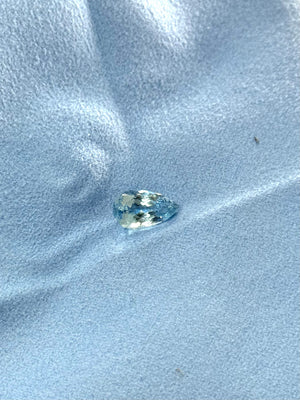 Natural Aquamarine 2.57 Ct Pear Cut Loose Gemstone | 11.5x7mm Blue Aquamarine | March Birthstone | Pear Shape Jewelry Stone