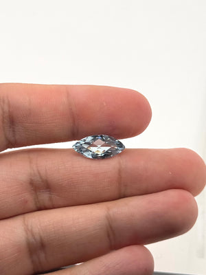 natural aquamarine marquise cut 3.50 carat gemstone

