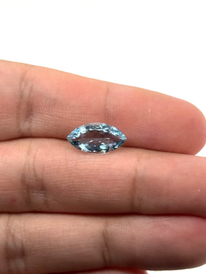 Natural Aquamarine 2.90 Ct Marquise Cut Loose Gemstone | 15.2x8.1mm Blue Aquamarine | March Birthstone | Marquise Jewelry Stone