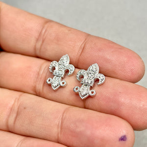 Diamond Fashion Earrings | 14K White Gold Studs — 0.10–0.14 Ct Elegant Everyday Jewelry