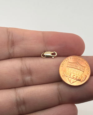 14K Yellow Gold Lobster Clasp | Solid Gold Necklace Bracelet Jewelry Clasp