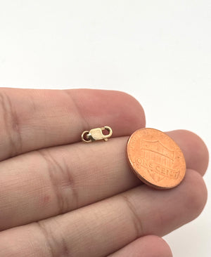 14K Yellow Gold Lobster Clasp | Solid Gold Necklace Bracelet Jewelry Clasp