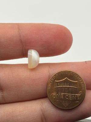 Natural Mabe Pearl Square Dome – AAA Quality White Loose Pearl for Jewelry Making