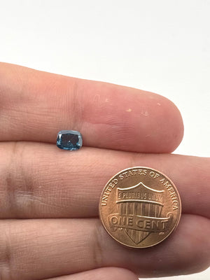 Natural blue diamond 0.52ct emerald cut 6.1x4.3mm I3 loose gemstone for engagement ring and jewelry making