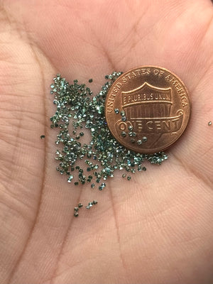 Green Moissanite Loose Stone | Round Brilliant Cut VVS1 Gemstone | Jewelry Making Stone