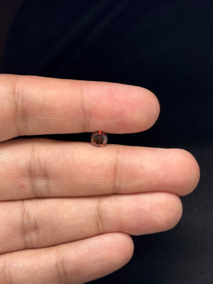 Red Diamond - 5.7mm SI1 (irradiated) - 0.69 ct