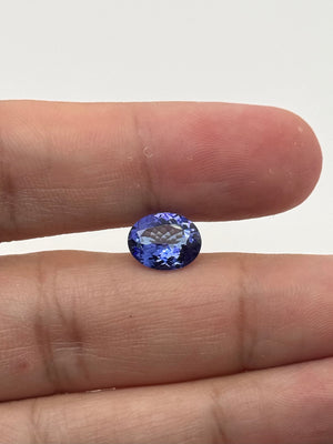 Natural tanzanite oval 10.5x8.5mm 2.82 carat loose gemstone