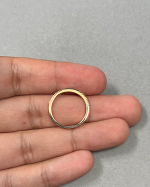 14K Pink Gold Diamond Wedding Band Size 7 | SI2-I1 Clarity, I-J Color | Round Prong Set 0.12-0.18 Ct