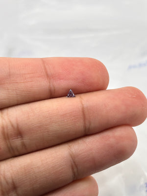 Lab Created Alexandrite Triangle Shape