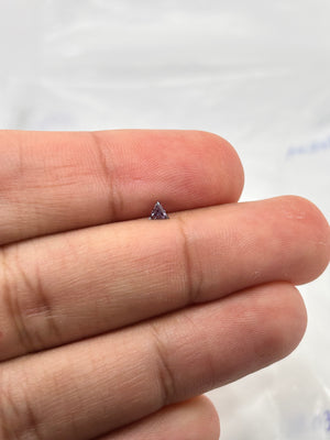 Lab Created Alexandrite Triangle Shape