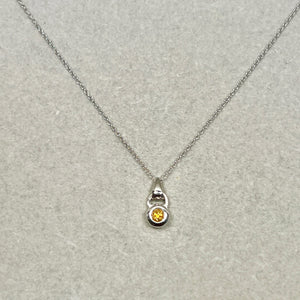 Matching sterling silver citrine jewelry collection featuring coordinated everyday designs 