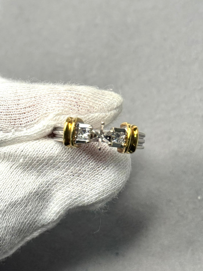 18K White Gold Diamond Ring – 0.33 Ct GH SI1 Round Center Stone, 5mm Solitaire, Size 6.5, Fine Jewelry
