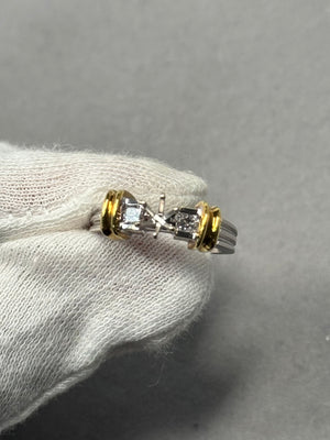 18K White Gold Diamond Ring – 0.33 Ct GH SI1 Round Center Stone, 5mm Solitaire, Size 6.5, Fine Jewelry