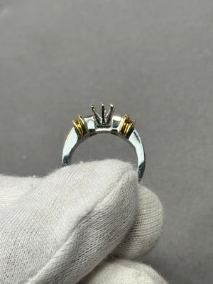 18K White Gold Diamond Ring – 0.33 Ct GH SI1 Round Center Stone, 5mm Solitaire, Size 6.5, Fine Jewelry
