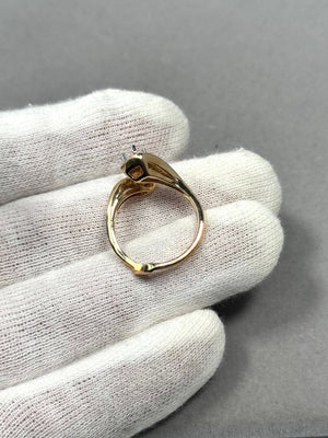 14K Yellow Gold Diamond Ring Mounting Size 7.5 | Marquise 8x4-8x5 Center Stone | 0.50 CT GH-SI1 Solitaire Setting | 4.41g Jewelry Ring Base