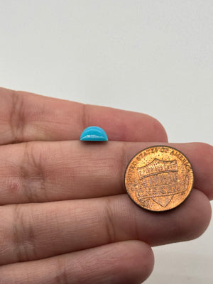 Natural Turquoise Square Cabochon Gemstone | Available in 6mm - 8mm | Loose Turquoise Stone for Jewelry Making | December Birthstone