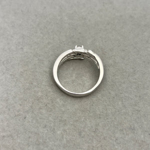 0.25–0.30 Ct Diamond Prong-Set Right Hand Ring in 14K White Gold | SI2–I1 Clarity, I–J Color, Elegant Solitaire Ring for Women Size 7.5