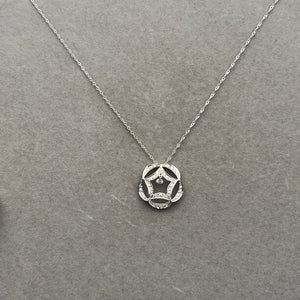 0.28–0.33 Ct Diamond Dangle Pendant in 18K White Gold | SI2–I1 Clarity, I–J Color, Elegant Drop Jewelry for Women