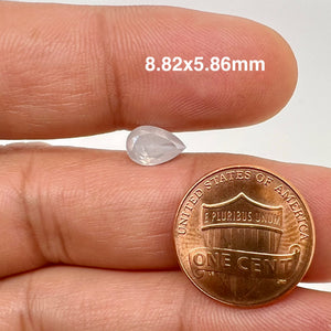 Natural Gray Diamond Pear Shape - 1.36ct, 8.82x5.86mm Loose Gemstone for Jewelry Making