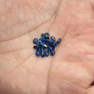 Natural Blue Sapphire Oval Cut 4x3mm | AAA Quality Loose Gemstone | Deep Blue Sapphire for Rings, Earrings & Fine Jewelry Making