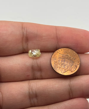 Loose Rough Natural Diamond  2.20 Carats– 7.8x6.4x5.1mm – Rare Raw Diamond for Jewelry Making, Engagement Rings & Collectors – Free Size, Uncut