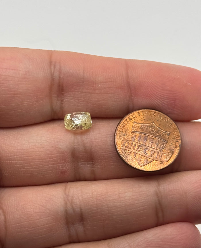 Loose Rough Natural Diamond  2.20 Carats– 7.8x6.4x5.1mm – Rare Raw Diamond for Jewelry Making, Engagement Rings & Collectors – Free Size, Uncut