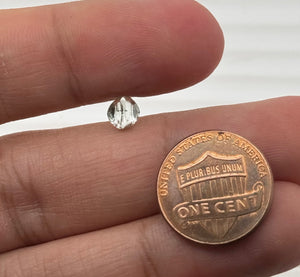 Loose Rough Natural Diamond Fancy Color 1.04 Carats– 5.9 X 5.4 X 3.9mm – Rare Raw Uncut Diamond for Jewelry Making, Collectors – Free Size