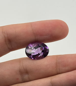 Natural Loose Amethyst Oval Laser Cut AAA Quality Available in 18x13MM