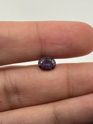 Firework Concave Cut Lab Alexandrite Oval | 8x6mm–9x7mm AAA Color-Change Gemstone | Loose Stone for Rings, Pendants & Fine Jewelry