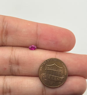 Natural Ruby Oval 5x3mm | AAA Quality Deep Red Faceted Gemstone | Loose Ruby for Rings, Earrings & Fine Jewelry Making