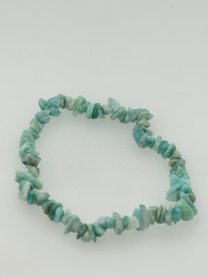 Amazonite Gemstone Beaded Bracelet • Calm Energy Jewelry