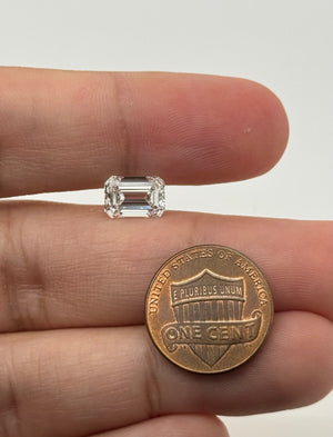 Lab Grown Diamond Emerald Cut 2.53 ct | D Color VS1 | 9.23x6.33x4.38 mm Loose Diamond for Engagement Rings