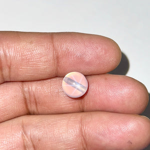 Lab Created White Star Sapphire Beads | Round Drilled 8–10mm | Transparent | Jewelry Making Gemstones