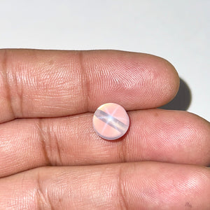 Lab created white star sapphire round drilled beads 8mm to 10mm