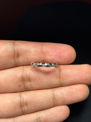 Diamond Eternity Ring 14K White Gold | 24 Round Diamonds | 0.20–0.25 ct | SI2–I1 Clarity I-J Color | Bezel Set Band