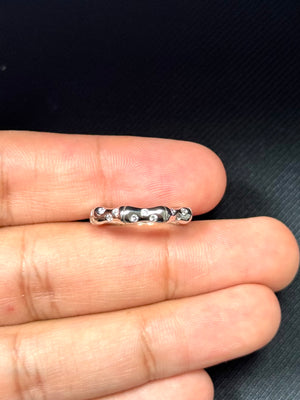 Diamond eternity ring in 14K white gold