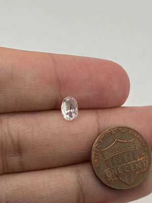 Oval Rose Cut Flat Back Lab Grown Diamond 7x5mm GH VS1 | Loose Diamond for Engagement Rings, Pendants & Fine Jewelry
