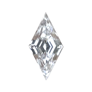 5x9mm White Moissanite Lozenge Cut Loose Gemstone Lab Created Stone