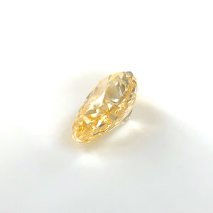 Natural Orangish Yellow Diamond, 0.74ct Pear Shape Diamond, 6.82x4.49mm, VS2 Clarity Loose Diamond for Custom Jewelry, Unique Gemstone