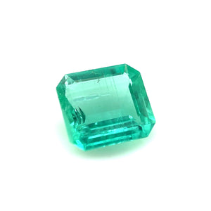 Natural Green Emerald Gemstone - 11x9mm Emerald Cut, 2.80 Carat Loose Stone for Jewelry Making, May Birthstone, Precious Gemstone